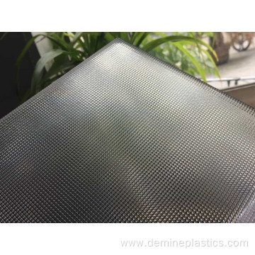 Plastic diffusing prismatic sheet  for outdoor billboard